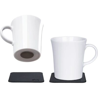 Silwy S027-1402-2-B Magnetiske porselenskopper - 2 stk Silwy S027-1402-2-B Magnetiske porselenskopper - 2 stk