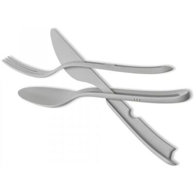 Silwy - KO-BT-G-1 - Grå - Plast - Cutlery Set Silwy - KO-BT-G-1 - Grå - Plast - Cutlery Set