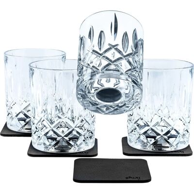 Silwy Magnetisches Whiskyglas 4er Set - Transparent Silwy Magnetisches Whiskyglas 4er Set - Transparent