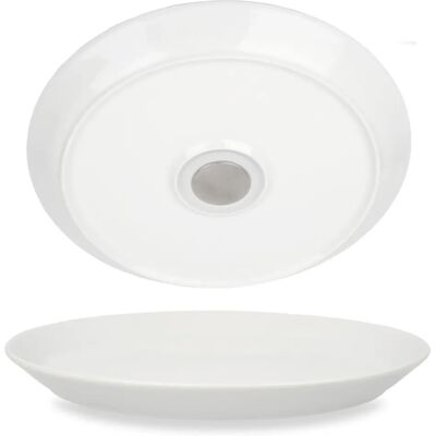 Silwy Magnetisk Spiseplate - Hvit - 2 stk Silwy Magnetisk Spiseplate - Hvit - 2 stk