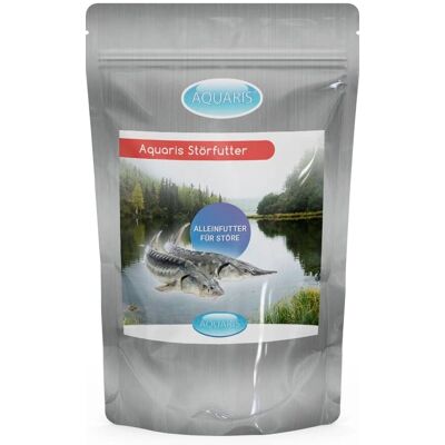 Alimentation complète pour poissons esturgeon AQUARIS - 6 mm - Publicité Alimentation complète pour poissons esturgeon AQUARIS - 6 mm - Publicité
