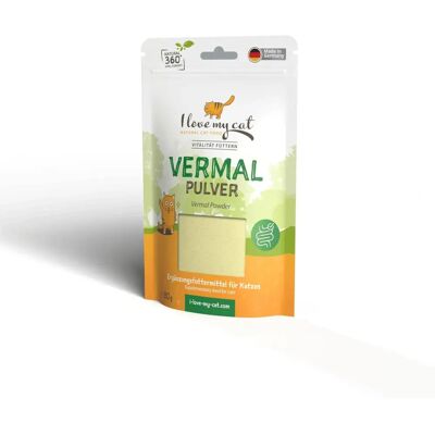 I love my cat Vermal Pulver - Natürlich, Bekömmlich, Wurmabwehr I love my cat Vermal Pulver - Natürlich, Bekömmlich, Wurmabwehr