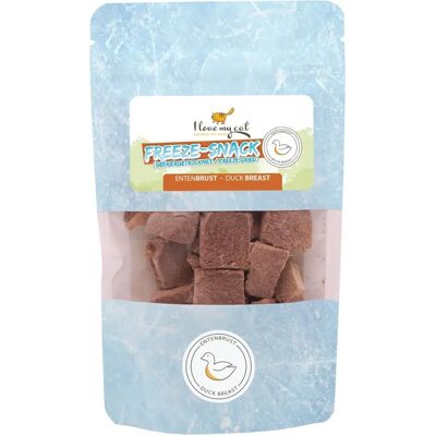 Ich liebe meine Katze Entenbrust Freeze Snack - Katzenleckerli Ich liebe meine Katze Entenbrust Freeze Snack - Katzenleckerli