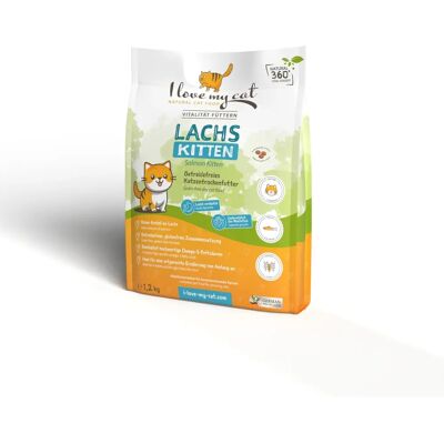 I love my cat Crocchette senza cereali con salmone per gattini I love my cat Crocchette senza cereali con salmone per gattini