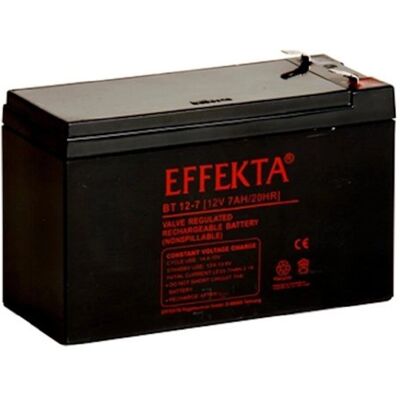 Effekta Battery BT 12-7 AGM 12V 7Ah - Battery Type Effekta Battery BT 12-7 AGM 12V 7Ah - Battery Type