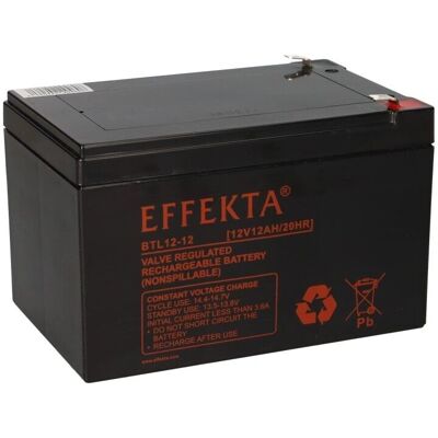 Effekta BTL 12-12 - 12V 12Ah AGM Battery Effekta BTL 12-12 - 12V 12Ah AGM Battery