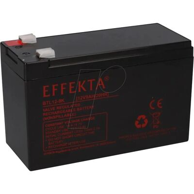 Effekta BTL 12-9K Bleigel AGM Batterie - 12V 9Ah Effekta BTL 12-9K Bleigel AGM Batterie - 12V 9Ah