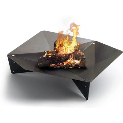Höfats Triple Feuerschale 120 cm – Cortenstahl, Schwarz/Grau – Feuerstelle & Grill Höfats Triple Feuerschale 120 cm – Cortenstahl, Schwarz/Grau – Feuerstelle & Grill