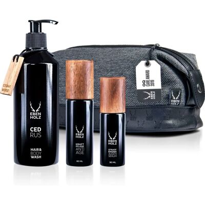 Ebenholz skincare Mannenverzorgingsset - Anti Aging & Oogversteviging Ebenholz skincare Mannenverzorgingsset - Anti Aging & Oogversteviging