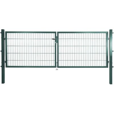 PEDDY SHIELD - Gartentor 300x100 - Grün - Stahl - Garden Gate PEDDY SHIELD - Gartentor 300x100 - Grün - Stahl - Garden Gate