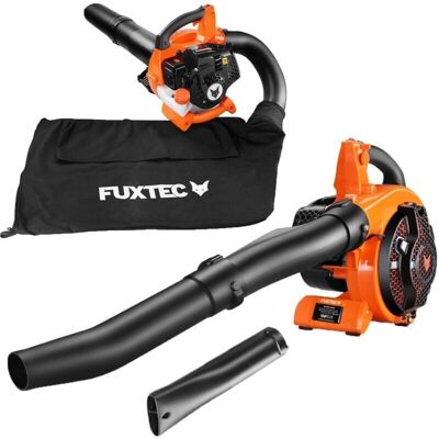 FUXTEC Petrol Leaf Blower - 26cc - 4-in-1 - Blower Vacuum Shredder - FUXTEC Petrol Leaf Blower - 26cc - 4-in-1 - Blower Vacuum Shredder -