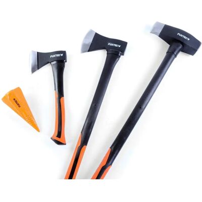 Fuxtec - Set aus 4 Äxten - Profi-Holzaxtset Fuxtec - Set aus 4 Äxten - Profi-Holzaxtset