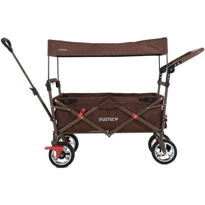 FUXTEC FX-CT700B Carro de jardín plegable - Techo UV, 75kg FUXTEC FX-CT700B Carro de jardín plegable - Techo UV, 75kg