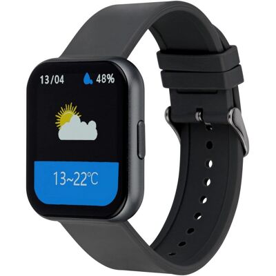 Xcoast IVE2 Smartwatch - 44mm, Anthracite - Fitness & Stijl Xcoast IVE2 Smartwatch - 44mm, Anthracite - Fitness & Stijl