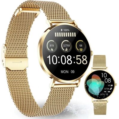 XCOAST SIONA 2 Nano Gold - Smartwatch - Elegant & Kompakt XCOAST SIONA 2 Nano Gold - Smartwatch - Elegant & Kompakt