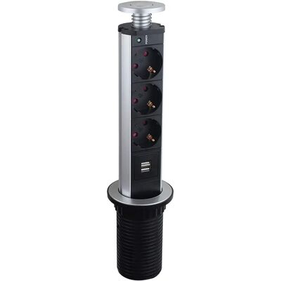LEDmaxx Modèle TSD001 Multiprise - 3 Prises, USB, 1,80m - Publicité LEDmaxx Modèle TSD001 Multiprise - 3 Prises, USB, 1,80m - Publicité