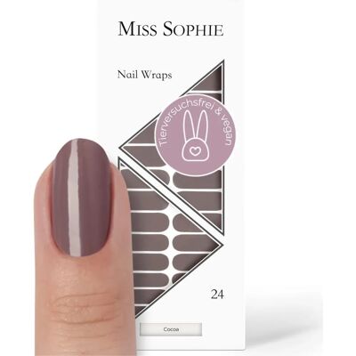 Miss Sophie Cacao Nagelstickers - Nail Art Decoratie Miss Sophie Cacao Nagelstickers - Nail Art Decoratie