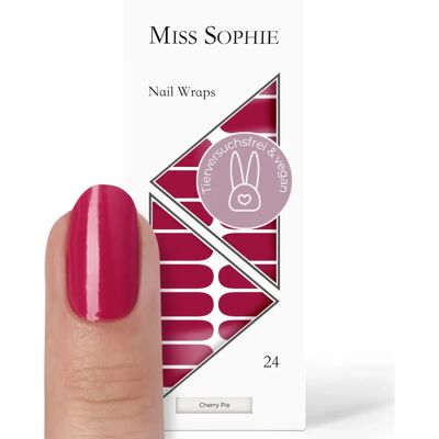 Miss Sophie Kersen Taart Nail Wraps - Nail Wraps Miss Sophie Kersen Taart Nail Wraps - Nail Wraps