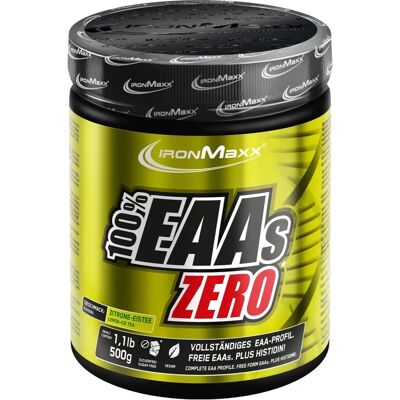 IronMaxx 100% EAAs Zero Zitrone-Eistee - Nahrungsergänzungsmittel IronMaxx 100% EAAs Zero Zitrone-Eistee - Nahrungsergänzungsmittel