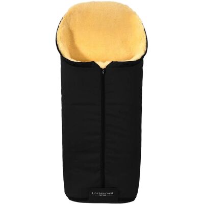 Hofbrucker - Merino Iglu - Schwarz - 95x34x15 cm - Fußsack Hofbrucker - Merino Iglu - Schwarz - 95x34x15 cm - Fußsack