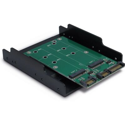 Inter-Tech KT005B SATA M.2 interfész kártya - Fekete, Zöld - 6 Gbps - Windows 10 Inter-Tech KT005B SATA M.2 interfész kártya - Fekete, Zöld - 6 Gbps - Windows 10