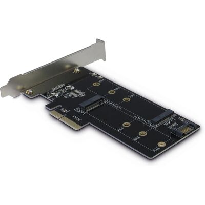 Inter-Tech KT015 Schnittstellenkarte - M.2 SATA/PCIe Adapter Inter-Tech KT015 Schnittstellenkarte - M.2 SATA/PCIe Adapter