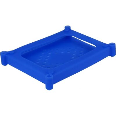 Inter-Tech 88885384 Speichergehäuse - Blau Silikon Inter-Tech 88885384 Speichergehäuse - Blau Silikon