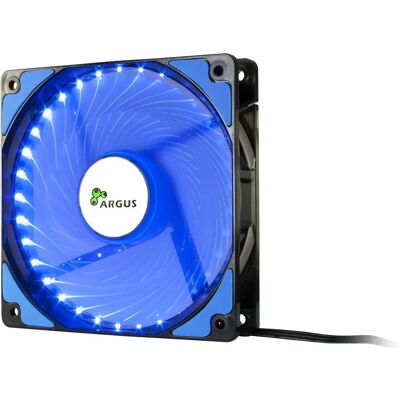 Inter-Tech L-12025 Computerkabinet Ventilator - Sort, Blå - 120mm LED Vibrationsfri Inter-Tech L-12025 Computerkabinet Ventilator - Sort, Blå - 120mm LED Vibrationsfri