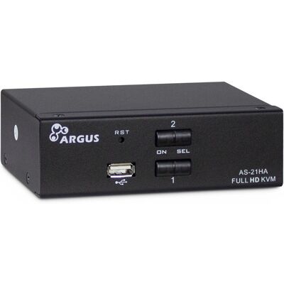 Inter-Tech AS-21HA Switch KVM HDMI - Nero - 2 Porte Inter-Tech AS-21HA Switch KVM HDMI - Nero - 2 Porte