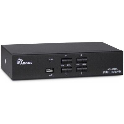 Inter-Tech AS-41HA Switch KVM HDMI - 4 Puertos Inter-Tech AS-41HA Switch KVM HDMI - 4 Puertos