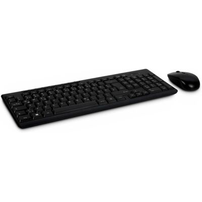Inter-Tech KB-208 Kit Tastiera e Mouse Wireless - Nero Inter-Tech KB-208 Kit Tastiera e Mouse Wireless - Nero