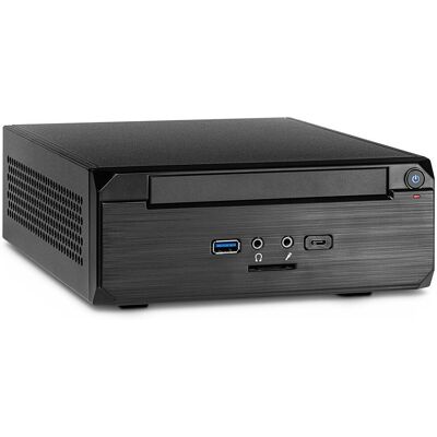 Inter-Tech MW-02 II Mini Tower PC-kotelo - Musta Inter-Tech MW-02 II Mini Tower PC-kotelo - Musta