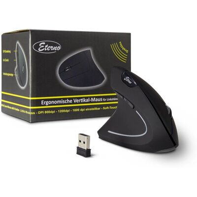 Mouse wireless ambidestro Inter-Tech KM-206L - 1600 DPI Mouse wireless ambidestro Inter-Tech KM-206L - 1600 DPI