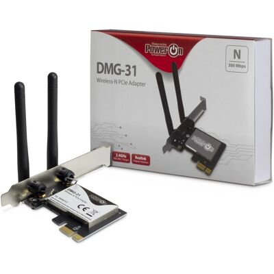 Adattatore di Rete Wireless Inter-Tech DMG-31 - Supporta 802.11n - 300 Mbps Adattatore di Rete Wireless Inter-Tech DMG-31 - Supporta 802.11n - 300 Mbps