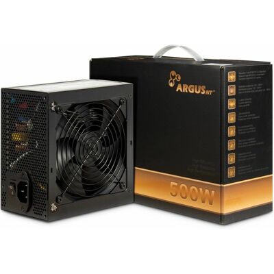 Inter-Tech ArgusNT BPS-500 Voeding - 500W, Zwart Inter-Tech ArgusNT BPS-500 Voeding - 500W, Zwart