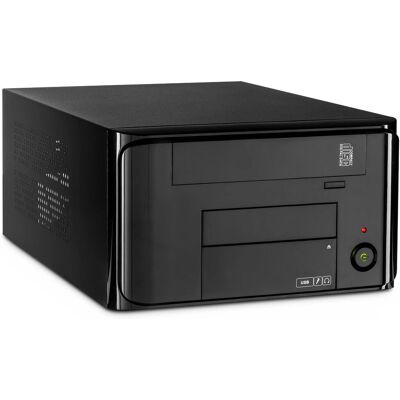 Inter-Tech MI-008 ITX Gehäuse - Schwarz Inter-Tech MI-008 ITX Gehäuse - Schwarz