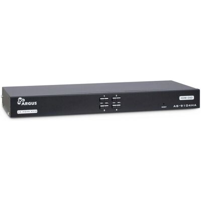 Inter-Tech AS-9104HA Interruttore KVM - Montaggio rack HDMI - 4 porte Inter-Tech AS-9104HA Interruttore KVM - Montaggio rack HDMI - 4 porte