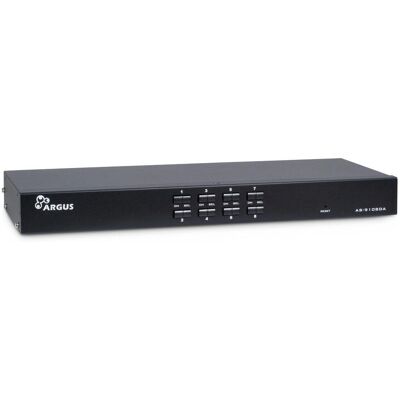 Inter-Tech AS-9108DA Switch KVM in rack - Nero - 8 porte DVI/USB/Audio - Controllo centrale Inter-Tech AS-9108DA Switch KVM in rack - Nero - 8 porte DVI/USB/Audio - Controllo centrale