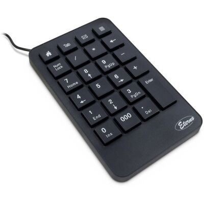 Teclado numérico Inter-Tech KB-120 - Universal USB Negro Teclado numérico Inter-Tech KB-120 - Universal USB Negro