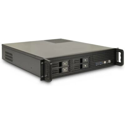 Inter-Tech Micro ATX Rackmount Storage Server - Schwarz Inter-Tech Micro ATX Rackmount Storage Server - Schwarz