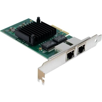 Scheda di Rete Gigabit Doppia - Inter-Tech ST-727 Scheda di Rete Gigabit Doppia - Inter-Tech ST-727