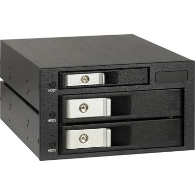 Inter-Tech ST-3525 - Támogatja 2x 3,5" és 1x 2,5" merevlemezt - Merevlemez ház Inter-Tech ST-3525 - Támogatja 2x 3,5" és 1x 2,5" merevlemezt - Merevlemez ház