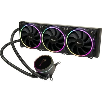 Raffreddatore CPU ad acqua RGB Argus Iceman LC360 - Nero Raffreddatore CPU ad acqua RGB Argus Iceman LC360 - Nero