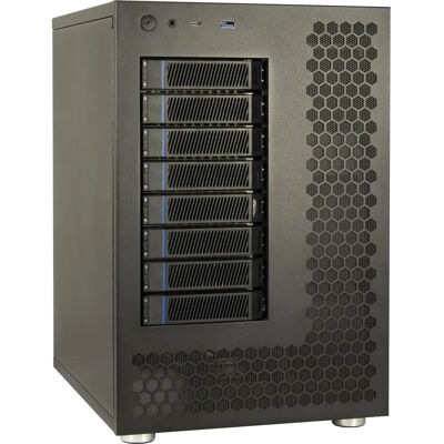 Obudowa HDD Inter-Tech NAS-8 - Obsługuje 8 dysków, Czarny, 2,5/3.5" Obudowa HDD Inter-Tech NAS-8 - Obsługuje 8 dysków, Czarny, 2,5/3.5"