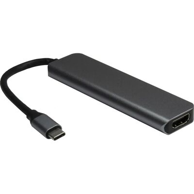 Inter-Tech H-469-1 USB 3.2 Gen 1 Type-C Dockingstation - Dockingstation Inter-Tech H-469-1 USB 3.2 Gen 1 Type-C Dockingstation - Dockingstation
