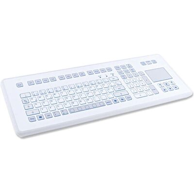 GETT - TKS-105c-TOUCH-KGEH-USB-DE - Blanc - Keyboard GETT - TKS-105c-TOUCH-KGEH-USB-DE - Blanc - Keyboard