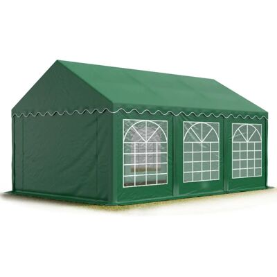 Toolport 4x6m Partytält - Grön - PVC 700 - Festtält Toolport 4x6m Partytält - Grön - PVC 700 - Festtält