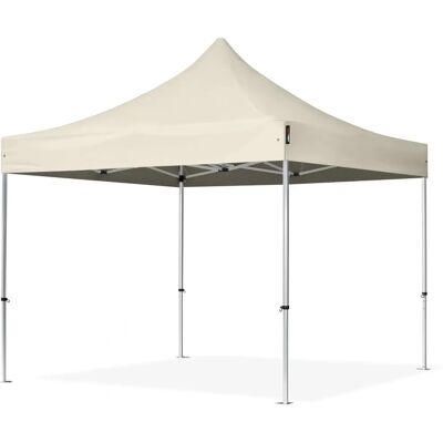 Toolport 3x3m Cream Waterproof Professional Pop Up Gazebo - High Performance Polyester Toolport 3x3m Cream Waterproof Professional Pop Up Gazebo - High Performance Polyester