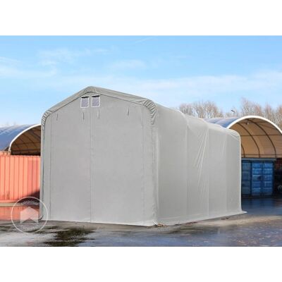 TOOLPORT 4x8m Storage Shelter - PVC 850 Grey TOOLPORT 4x8m Storage Shelter - PVC 850 Grey