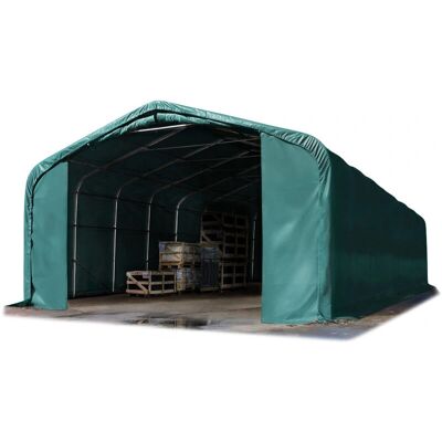 TOOLPORT Mørkgrønn Oppbevaringsly - 6x12m, 2,6m sider TOOLPORT Mørkgrønn Oppbevaringsly - 6x12m, 2,6m sider